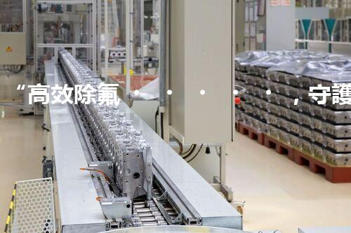 “高效除氟，守護碧水藍天——廢水中氟離子處理新篇章”
